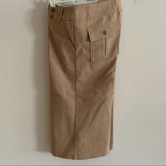 Guess jeans tan gaucho shorts - Picture 2 of 9